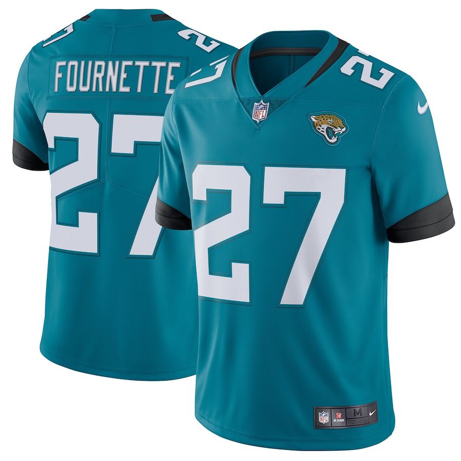 Men Jacksonville Jaguars 27 Leonard Fournette Nike Green Vapor Limited Player NFL Jersey